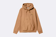 Carhartt WIP Hooded American Script Sweat Peanut